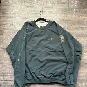 Antigua Green Crewneck Sweater with Relaxed Fit